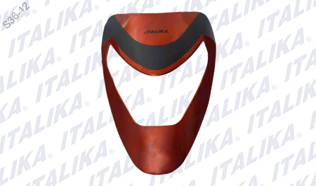 CUBIERTA FRONT SUP NARANJA MET CS125