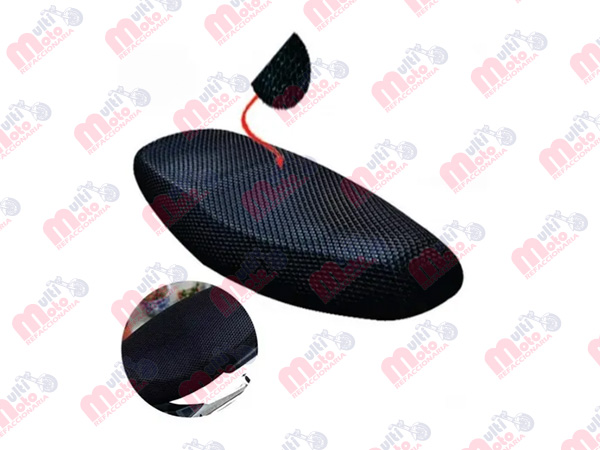 CUBIERTA TERMICA REFORZADA P/ASIENTO DE MOTO 91*52CM TALLA XL