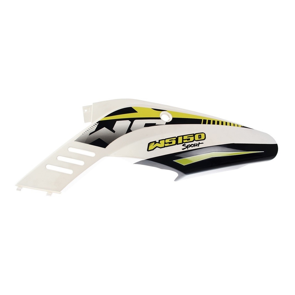 CUBIERTA TRAS IZQ AMARILLO FLUORESCENTE WS150 SPORT