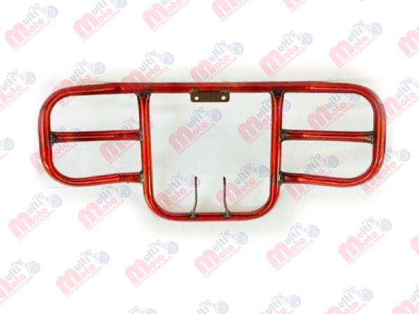 DEFENSA UNIVERSAL MOTO TRABAJO TUBO 1&quot; CAL. 16 ROJO CROMATIZADO)