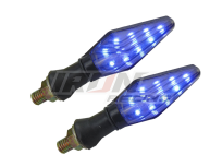 DIRECCIONAL BI-COLOR 12V 12 LED'S 3 CABLES LUZ AZUL