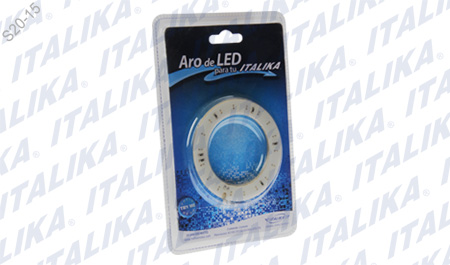 ARO LED AZUL 75 MM