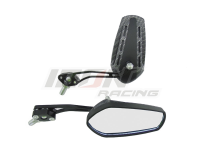 ESPEJO P/MOTO IRON RACING RIEL NEGRO/FIBRA