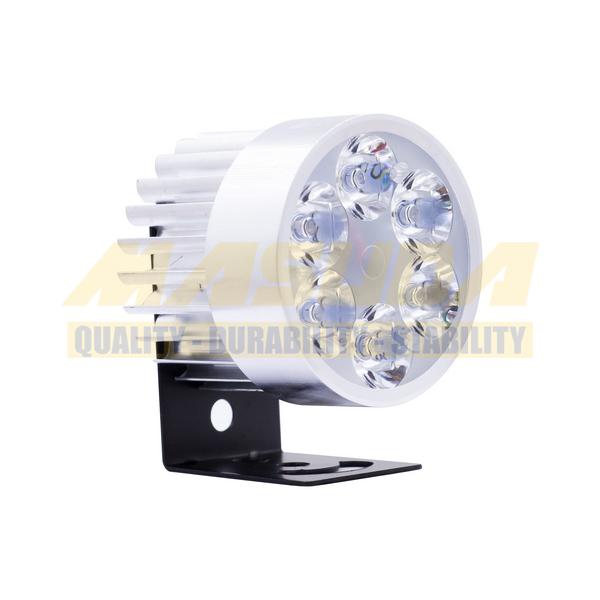 FARO AUXILIAR LEDS P/MOTOCICLETA IR1571 8-80V 6W PLATA