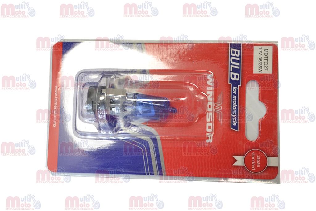 FOCO HALOGENO 12V35W 1PIN FARO C90 CG125 &quot;AZUL&quot;