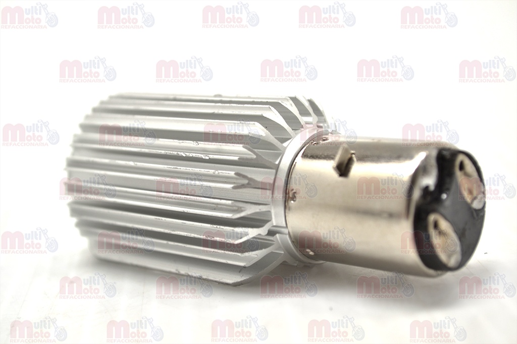 FOCO LED ALUMINIO P/MOTOCICLETA PREMIUM IR0503 BA20D 8-80V 6W