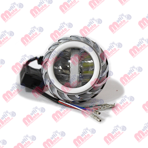 FOCO PRINCIPAL HYPER LEDS LUPA P/MOTOCICLETA IR-TT03A 12-80V 20W 6000K 2000LM