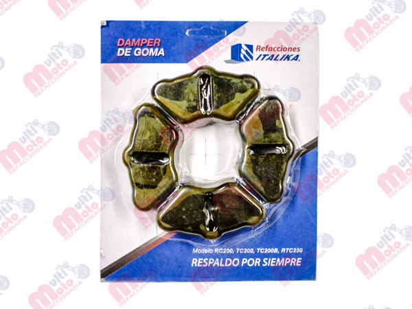 JUEGO DAMPER TRACCION TC200 BLANCA 2018