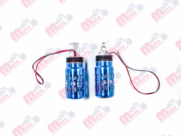 JUEGO POSAPIE ALUMINIO C/LUZ MSD-819 AZUL