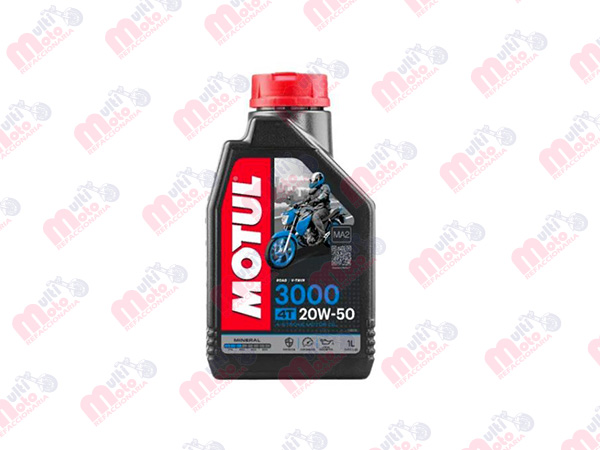 ACEITE MOTUL 3000 20W50 4T 12X1L