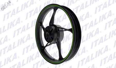 RIN TRAS NEGRO FILO VERDE 150Z