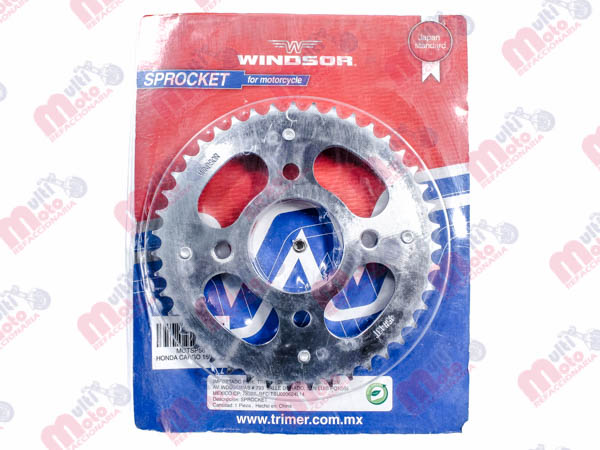 SPROCKET TRAS. &quot;WINDSOR&quot; P/HONDA CARGO 1