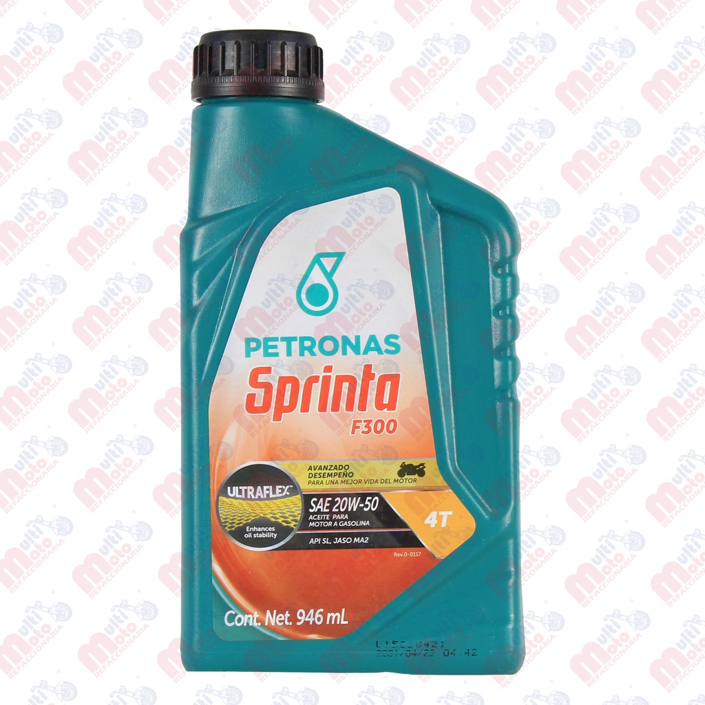 ACEITE PETRONAS SPRINTA 4T 20W50 946 ML