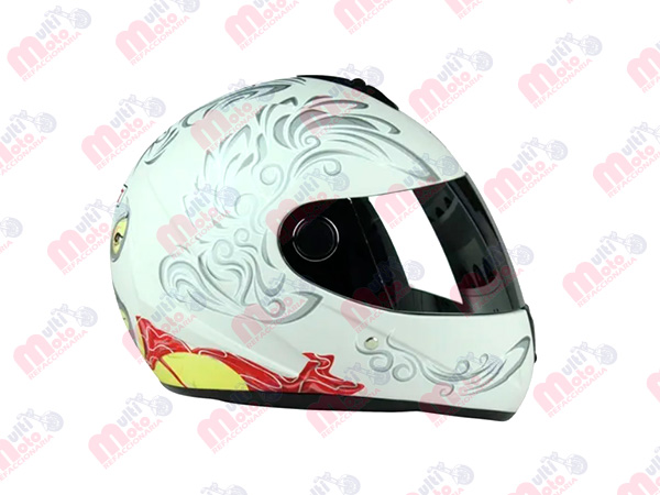 CASCO CERRADO R7 RACING R7-105 DOT L PLA MATE/ROJ MICA IRIDIUM