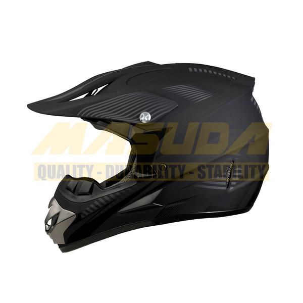 CASCO CROSS IRON RACING IR-850 DOT NEGRO MATE XL