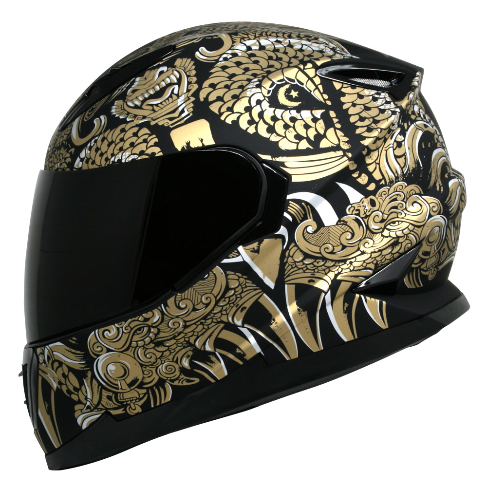 CASCO KOV VENENO XIBALBA NEGRO L