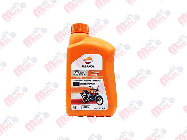 ACEITE REPSOL MOTO TOWN PLUS 4T20W50 SL