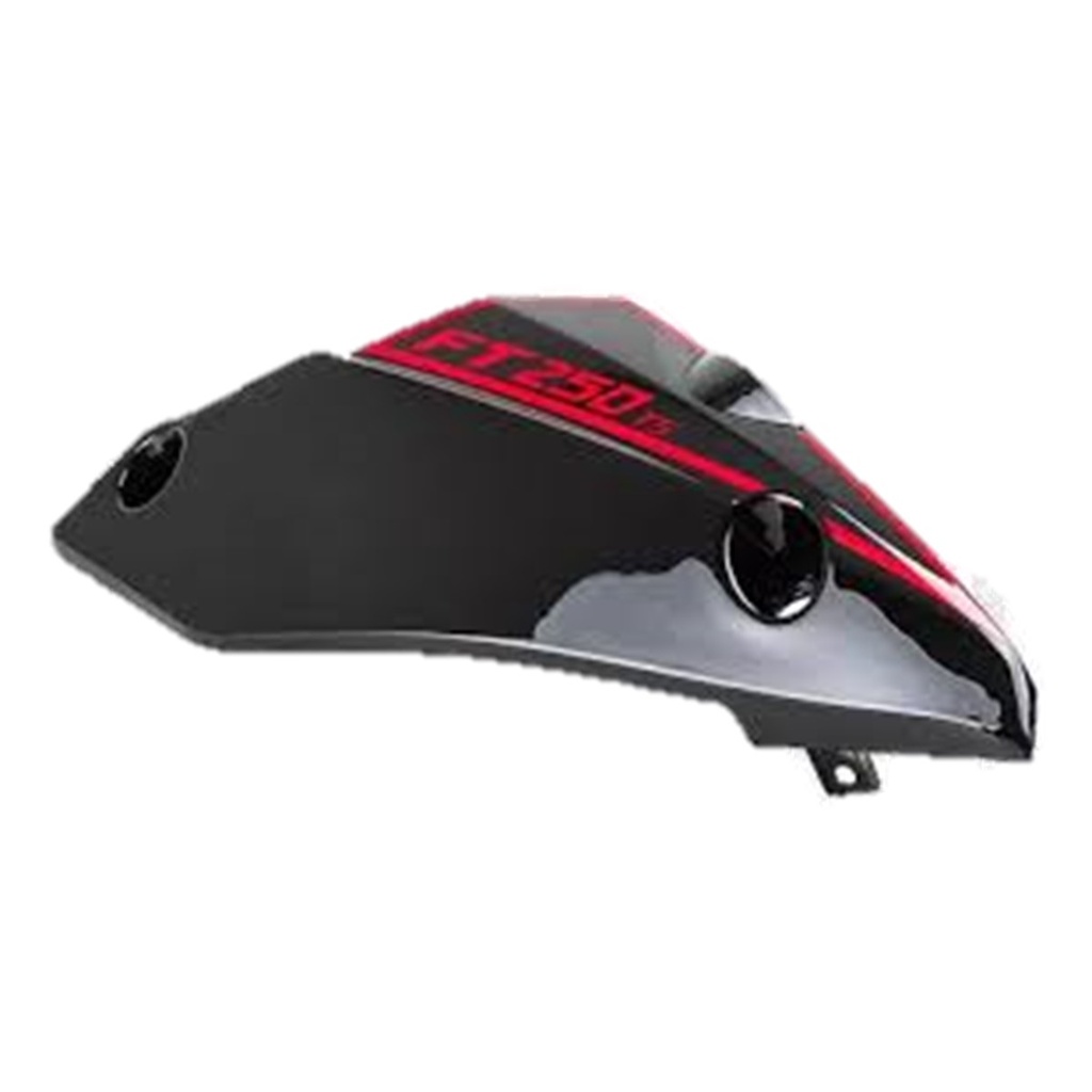 CUBIERTA INF SPOILER DER ROJO NEGRO FT250 TS