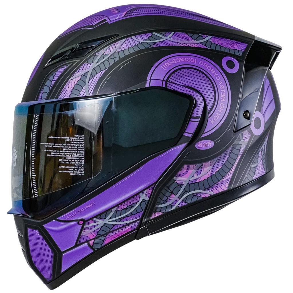 KOV CASCO ESTELAR CYBORG MORADO L