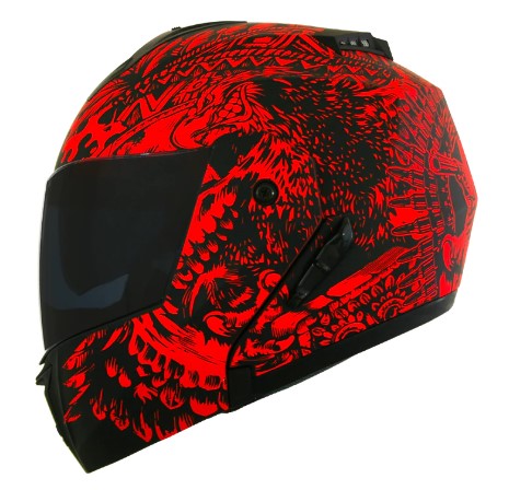 CASCO KOV STEALTH ZAPATA ROJO L