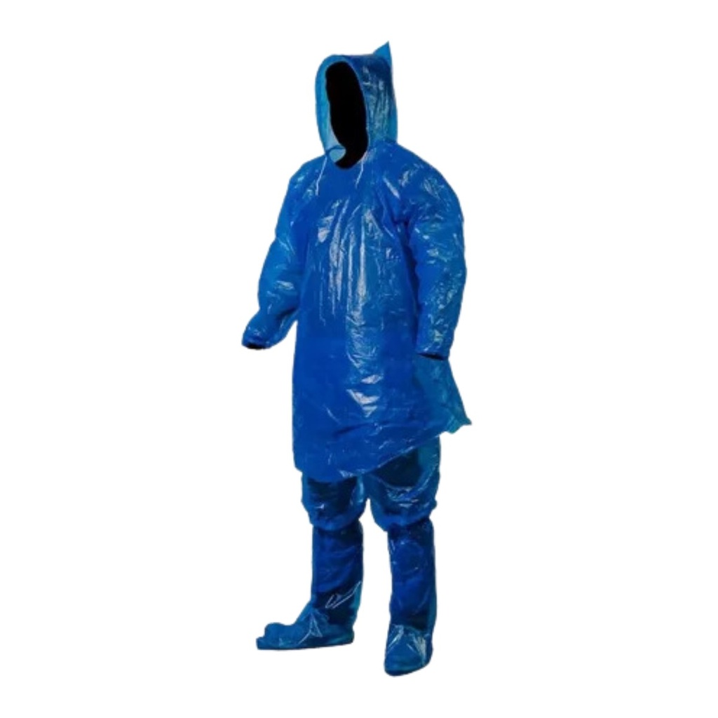 ISP IMPERMEABLE DE BOLSILLO AZUL UNITALL