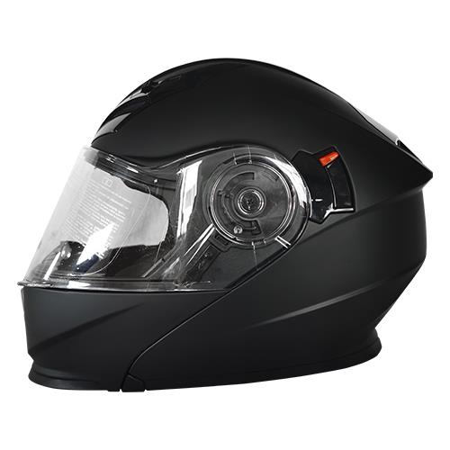 CASCO ABATIBLE R7 RACING EXPERT DOBLE MICA DOT L NEGRO MATE