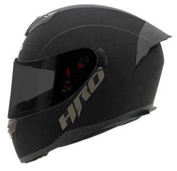 CASCO HRO MICA SMOKE MATE NEGRO SOLIDO