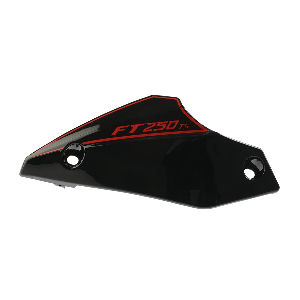 CUBIERTA INF SPOILER IZQ ROJO NEGRO FT250 TS