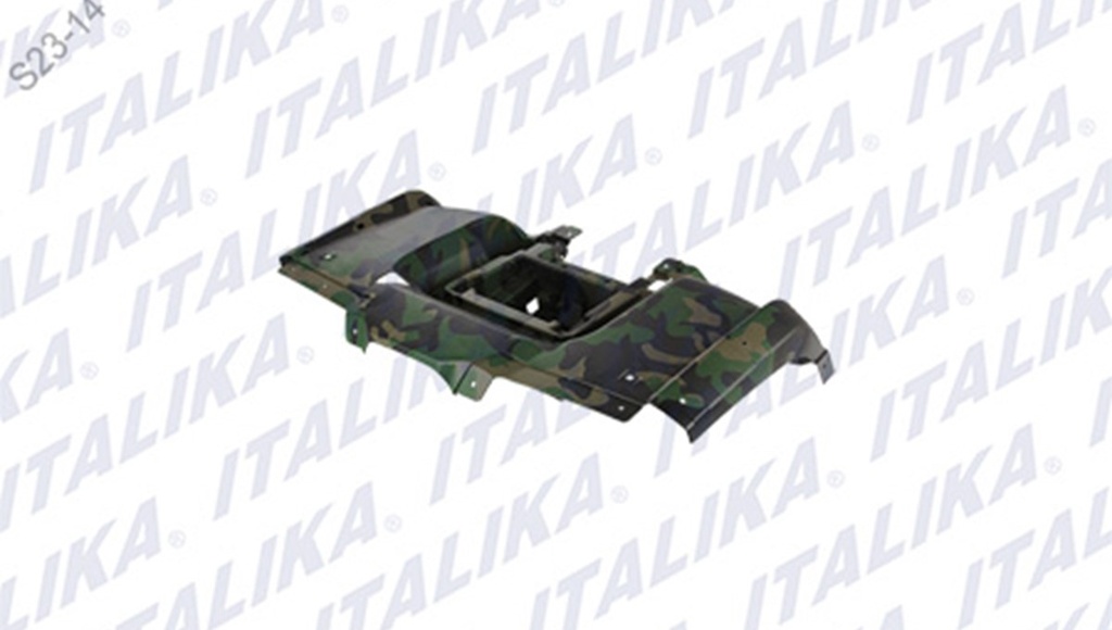 SALPICADERA TRAS CAMUFLAJE VERDE  ATV250 C/REVERSA