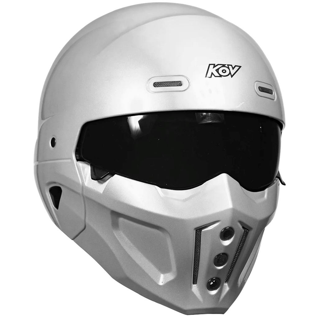 KOV CASCO SPECTRUM SOLIDO BLANCO L