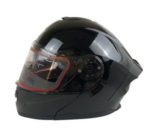 CASCO ABATIBLE R7 RACING ALFA DOBLE MICA DOT XL NEGRO