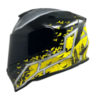 DC CASCO KROON BATMAN AMARILLO M