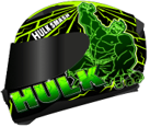 CASCO INTEGRAL MARVEL  HULK    MATE  L