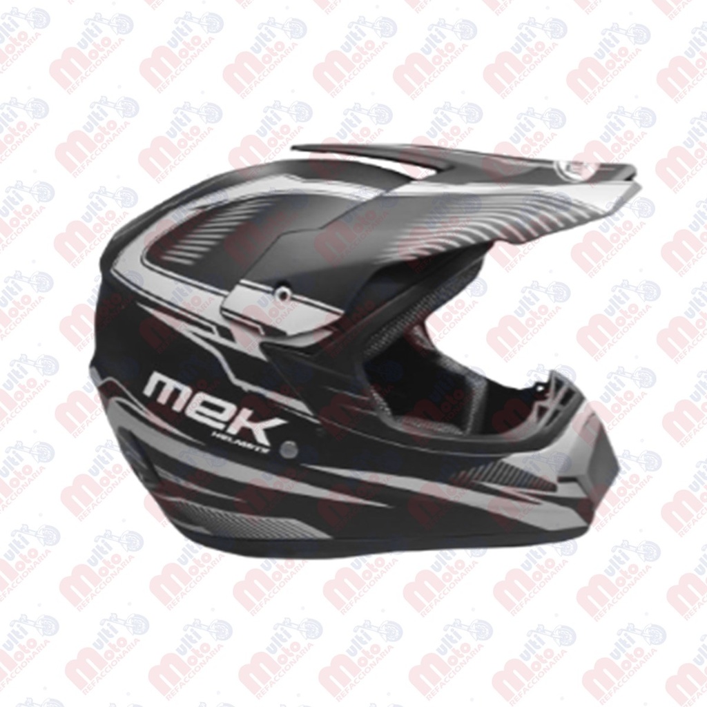 CASCO CROSS MK505 model K4 Shell Matte  Black Decal Gray MEK