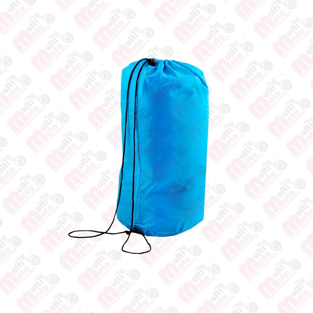 IMPERMEABLE PORTATIL 2 PIEZAS AZUL L