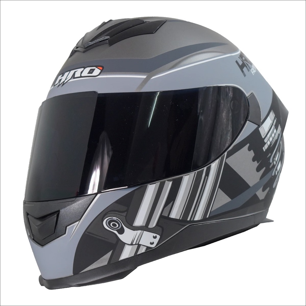 CASCO HRO FACTORY (NEGRO/GRIS, XL)