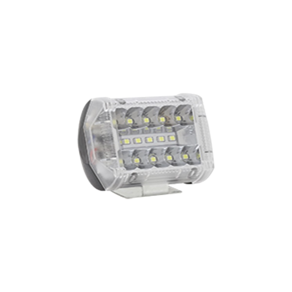 FARO AUXILIAR LED CON ESTROBO 15 LED CON LUZ DE CONTORNO LATERAL