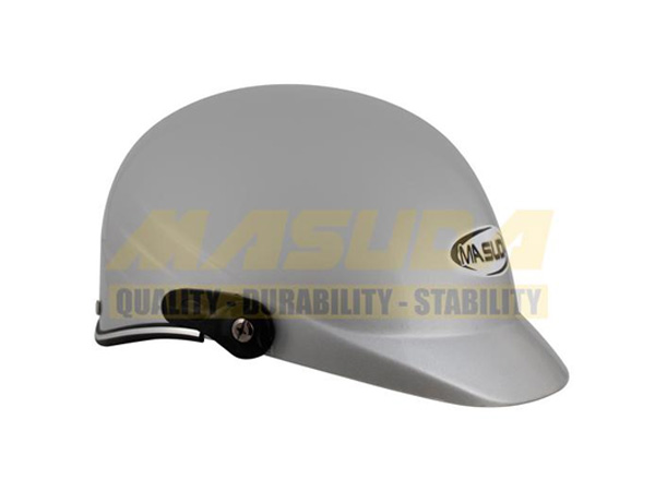 CASCO 1/2 CACHUCHA ABS DE ALTO IMPACTO CALIDAD ISO MSD-299 PLATA