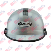 CASCO 1/2 CACHUCHA ABS DE ALTO IMPACTO CALIDAD ISO MSD-300 PLATA