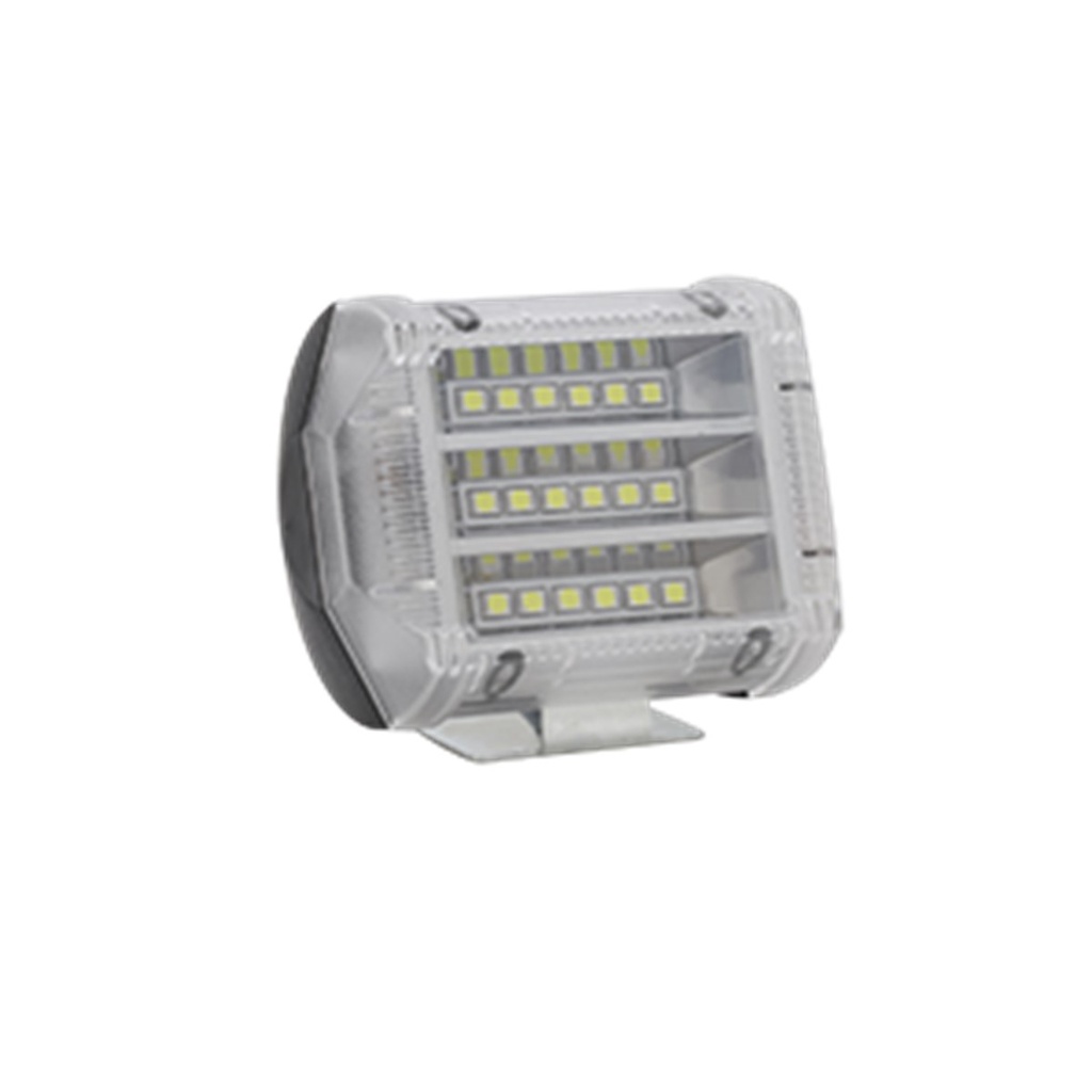 FARO AUXILIAR LED CON ESTROBO 18 LED CON LUZ DE CONTORNO LATERAL