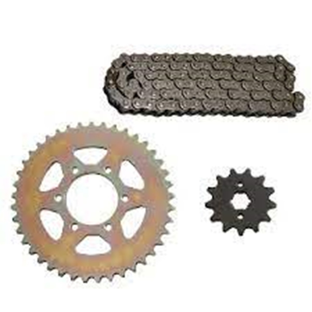 KIT DE SPROCKET IRON BOX CADENA REFORZADA 520H-102L SPROCKET 41T/13T 250-Z 14-17 / 250-Z NEGRA 17