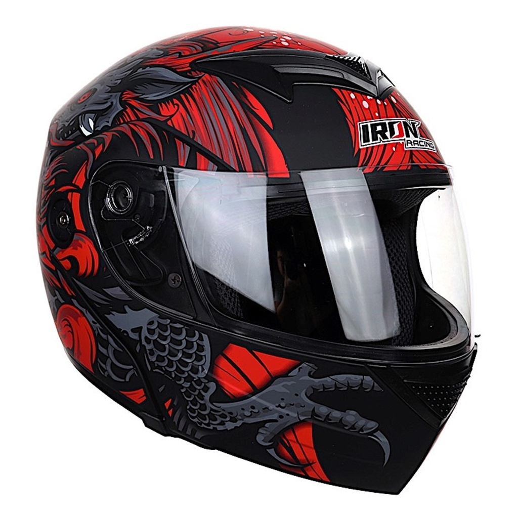 CASCO ABATIBLE IRON RACING IR108 DOT DRAGON MATE L