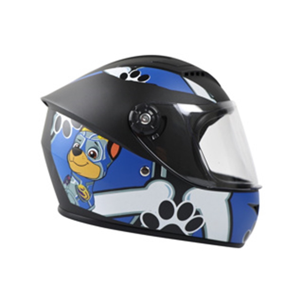 CASCO GHIRA GH1300 KIDS PATROL AZUL MATE S CERRADO