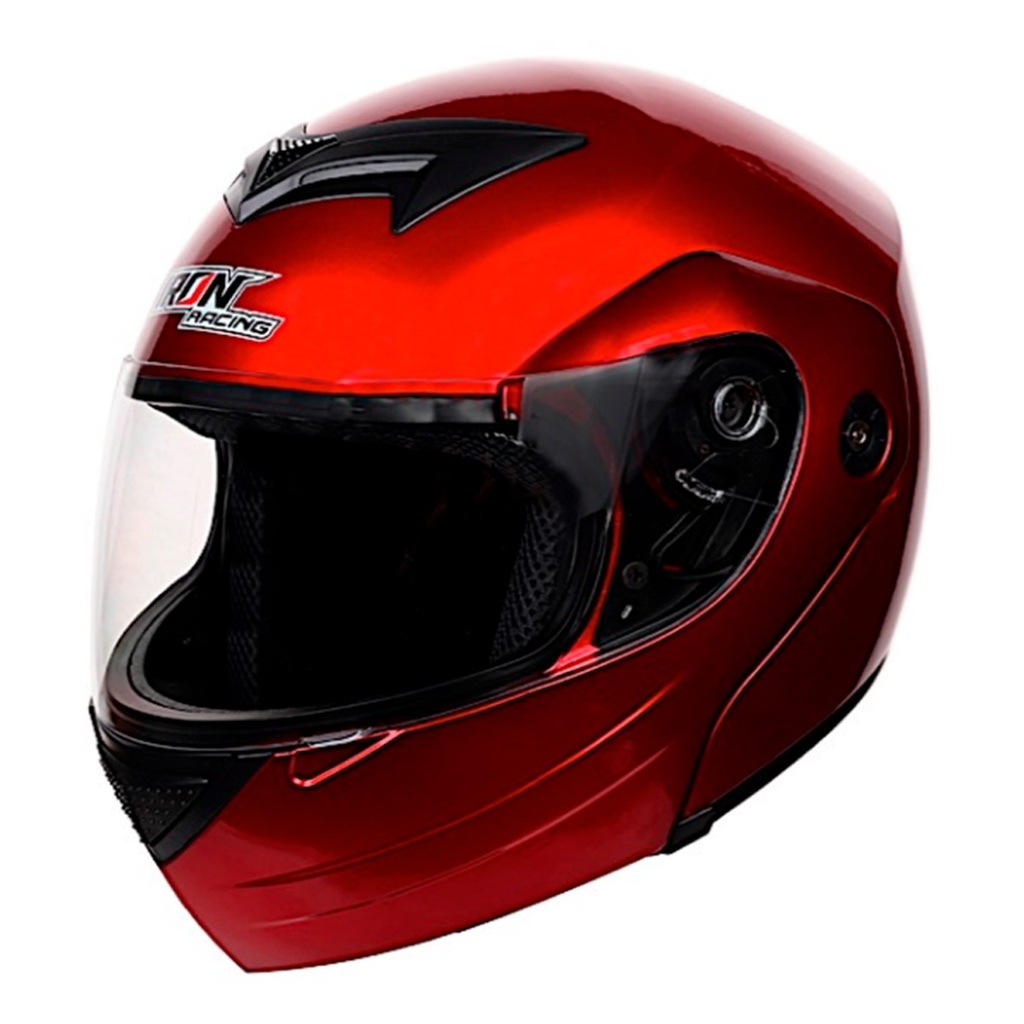 CASCO ABATIBLE IRON RACING IR108 DOT ROJO L