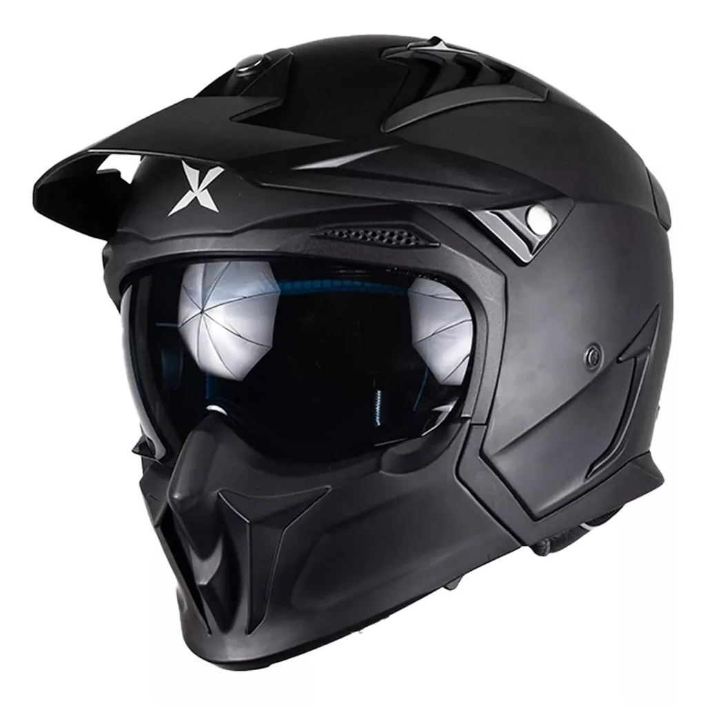 X-KOV CASCO TRACKER NEGRO MATE M