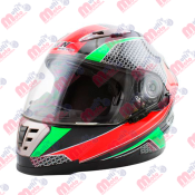 CASCO CERRADO IRON RACING DOBLE MICA DOT IR-999 GALAXY TALLA M