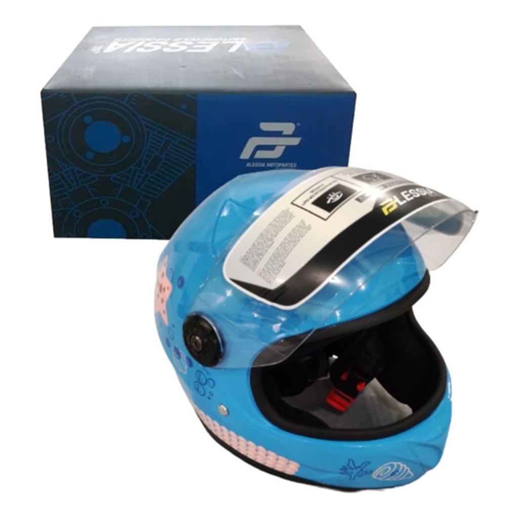 CASCO CERRADO INFANTIL MERMAID AZUL