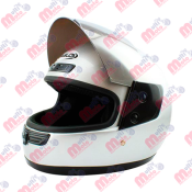 CASCO CERRADO LISO MICA POLARIZADA MSD-106 PLATA