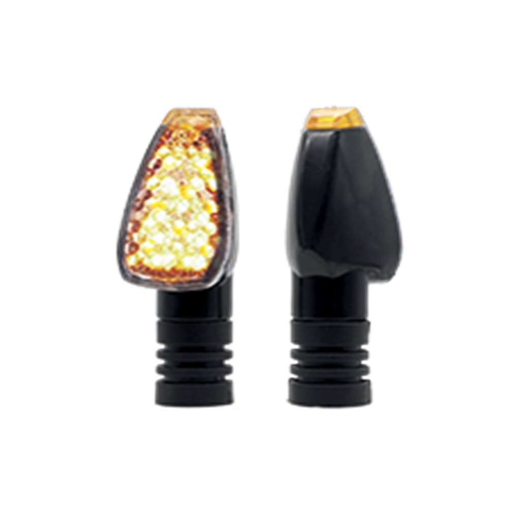 DIRECCIONAL LED NEGRO BRILLANTE UNIVERSAL (AMARILLO)