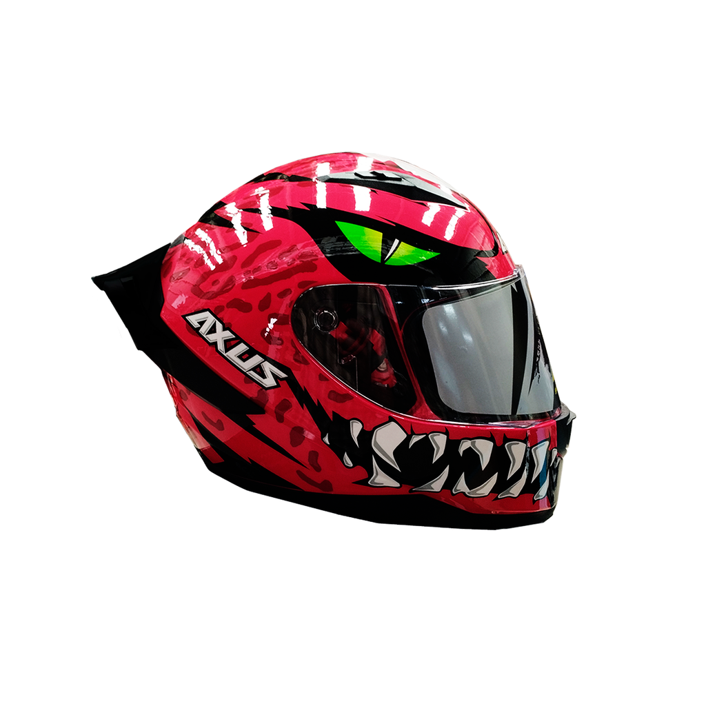 CASCO PARA MOTOCICLISTA CERRADO ANGRY RED XL